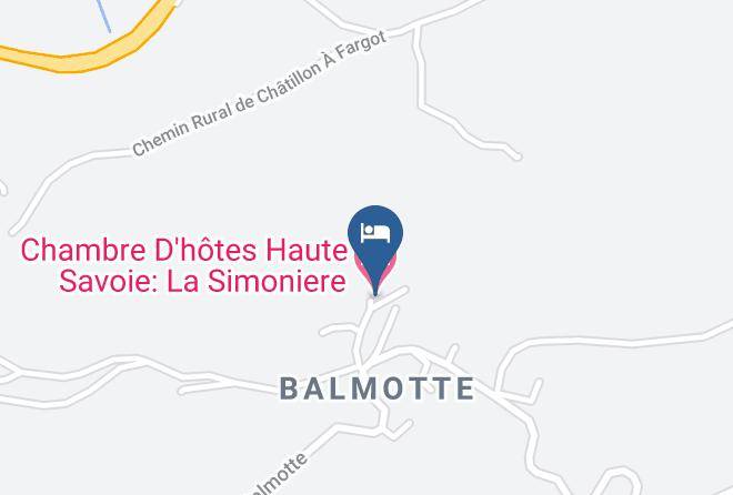 Haute Savoie - Chambre D'hotes Haute Savoie La Simoniere Maps