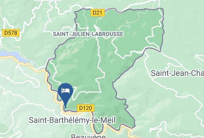 Ardeche - Chambre D'hotes La Bergerie De L'aulagner Maps