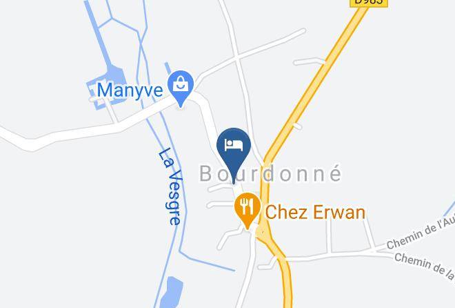 Yvelines - Chambre D'hotes La Bourdonnaise Maps