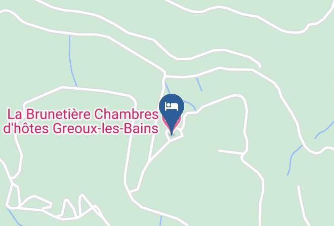 Alpes De Haute Provence - La Brunetiere Chambres Dhotes Greoux Les Bains Maps