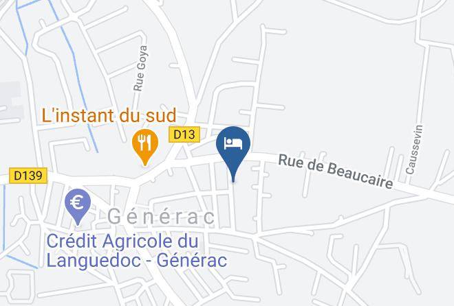 Gard - Chambre D'hotes La Canepiere Maps
