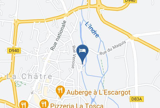 Indre - Chambre D'hotes La Chatre Maps