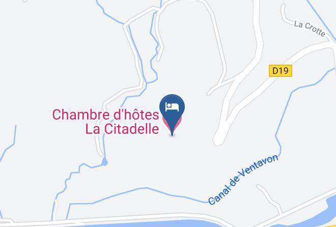 Hautes Alpes - Chambre D'hotes La Citadelle Maps