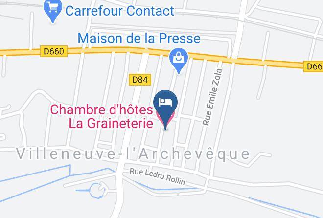 Yonne - Chambre D'hotes La Graineterie Maps