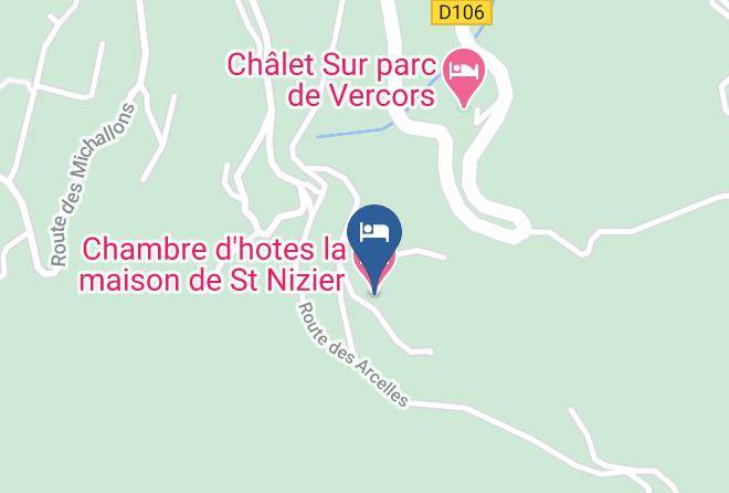 Isere - Chambre D'hotes La Maison De St Nizier Maps