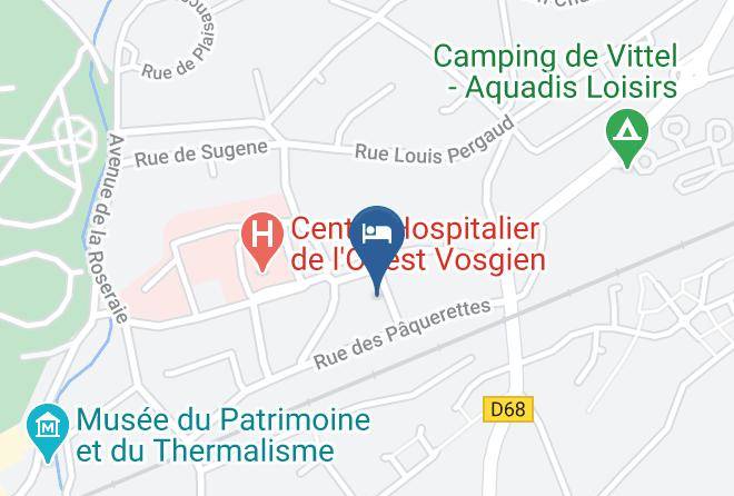 Vosges - Chambre D'hotes La Sapiniere De Vittel Maps