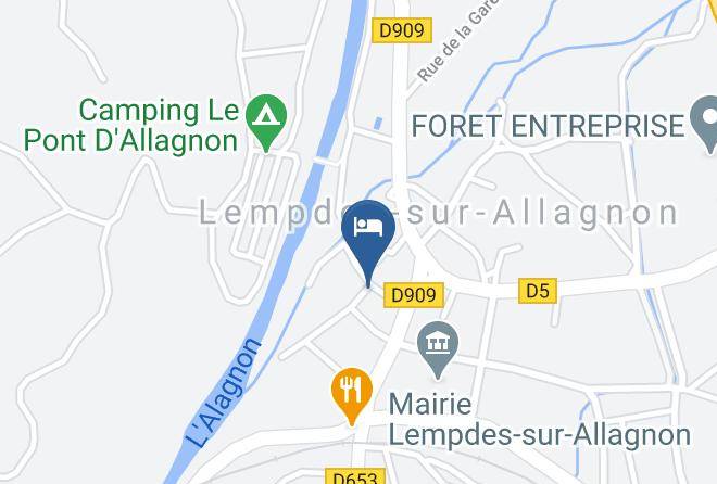Haute Loire - Chambre D'hotes Lavandiere Maps