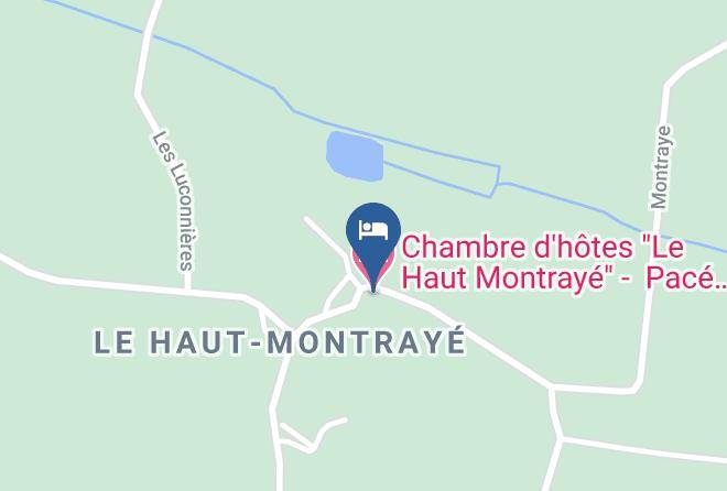 Orne - Chambre D'hotes Le Haut Montraye Pace Alencon Maps