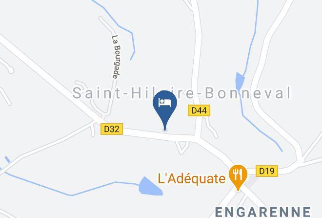 Haute Vienne - Chambre D'hotes Le Jardin De La Forge Maps
