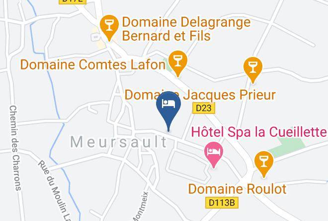 Cote D Or - Chambre D Hotes Le Jardin Meursault Maps