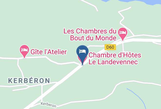 Finistere - Chambre D'hotes Le Landevennec Maps