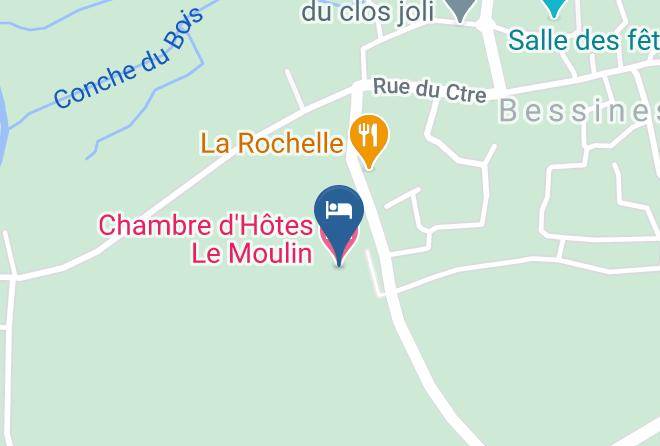 Deux Sevres - Chambre D'hotes Le Moulin Maps
