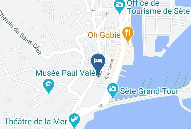 Herault - Chambre D'hotes Le Quartier Haut Belle Vue Sete 34 Maps