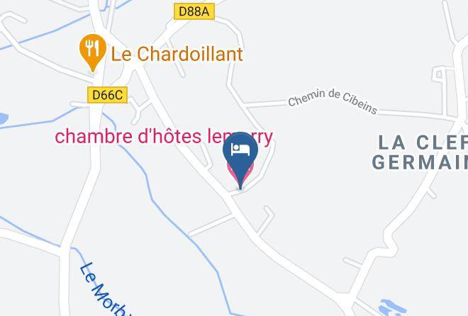 Ain - Chambre D'hotes Lemarry Maps
