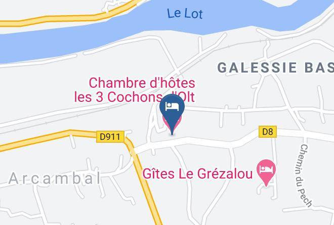 Lot - Chambre D'hotes Les 3 Cochons D'olt Maps