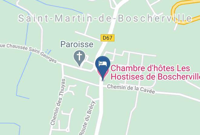 Chambre D'hotes Les Hostises De Boscherville Map