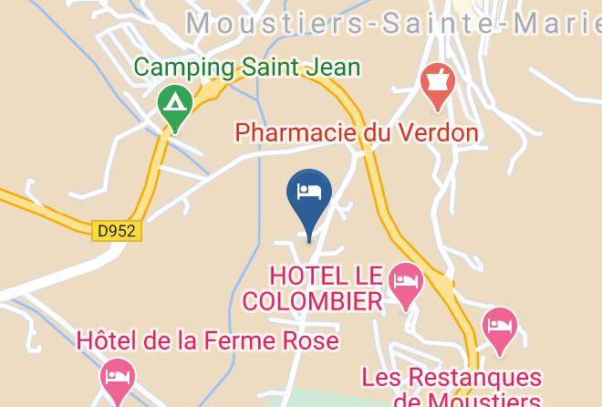 Alpes De Haute Provence - Chambre D'hotes Les Lauriers Maps