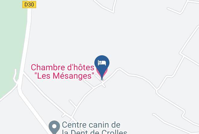 Isere - Chambre D'hotes Les Mesanges Maps