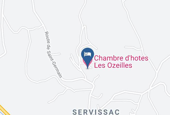 Haute Loire - Chambre D'hotes Les Ozeilles Maps