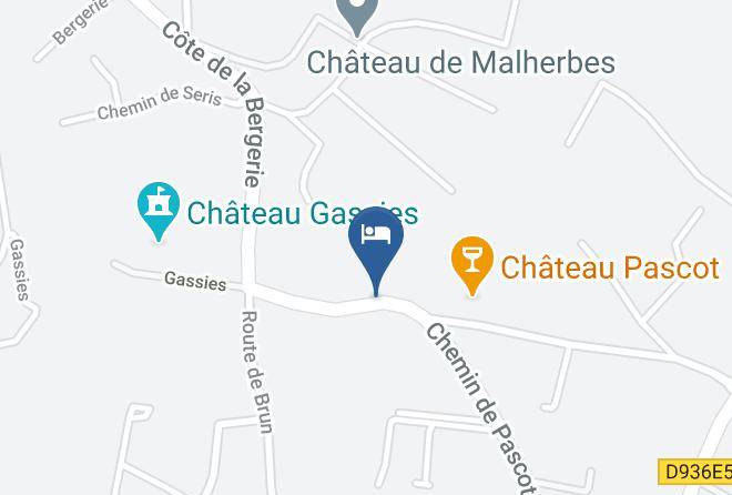 Gironde - Chambre D'hotes Les Pascotines Maps