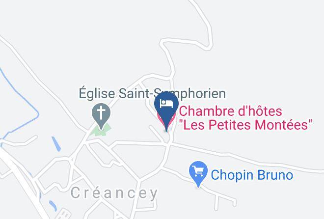 Cote D Or - Chambre D'hotes Les Petites Montees Maps