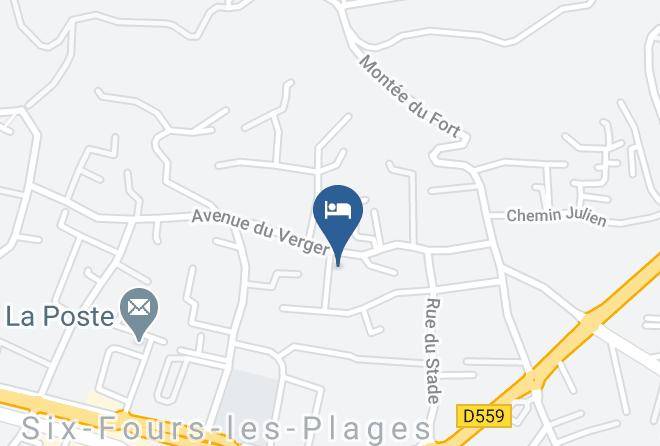 Var - Chambre D'hotes Les Pucines Six Fours Maps