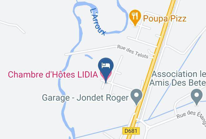 Saone Et Loire - Chambre D'hotes Lidia Maps