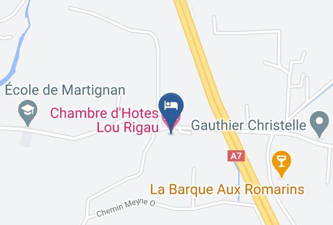 Vaucluse - Chambre D'hotes Lou Rigau Maps