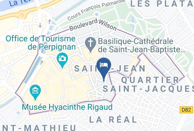 Pyrenees Orientales - Chambre D'hotes Maison Du Figuier Perpignan Maps
