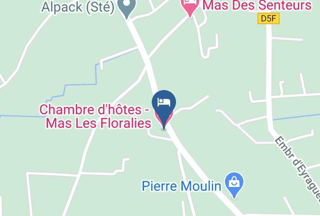 Bouches Du Rhone - Chambre D'hotes Mas Les Floralies Maps