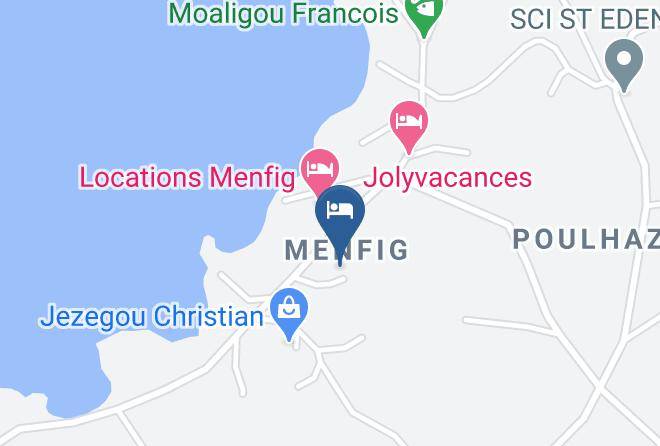 Finistere - Chambre D'hotes Michele Et Jean Jaouen Maps