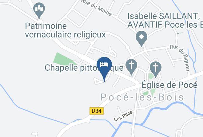 Ille Et Vilaine - Chambre D'hotes Mme Turban Therese Maps
