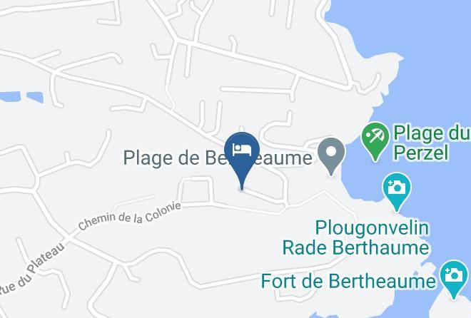 Finistere - Chambre D'hotes Plougonvelin Perzel Maps