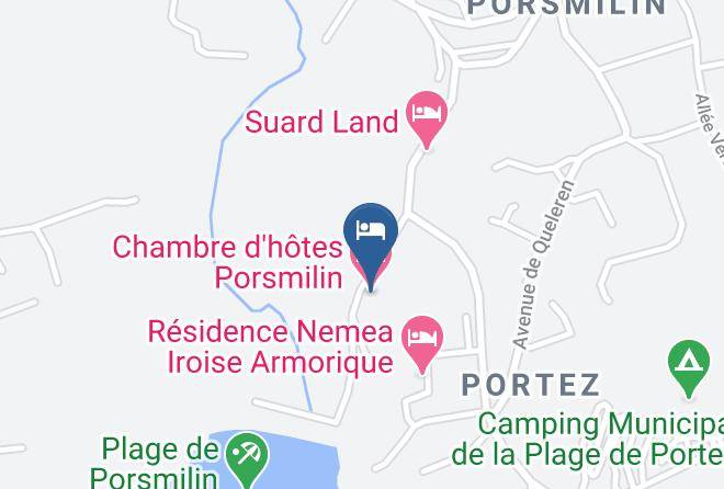 Finistere - Chambre D'hotes Porsmilin Maps