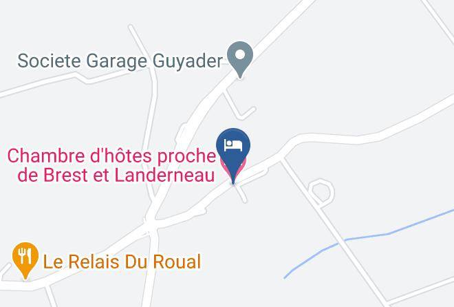 Finistere - Chambre D'hotes Proche De Brest Et Landerneau Maps