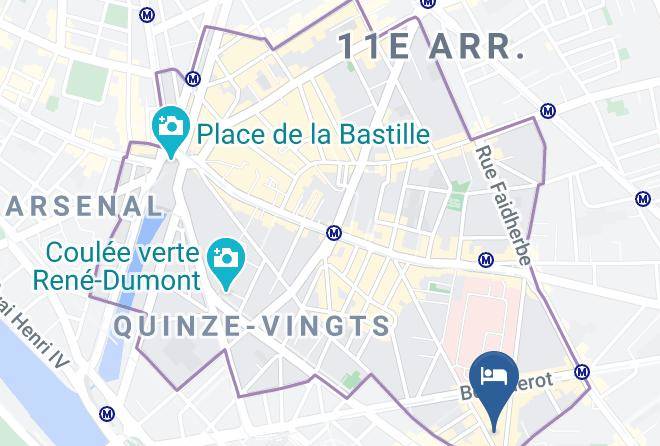 Paris - Chambre D Hotes Proche Gare De Lyon Maps
