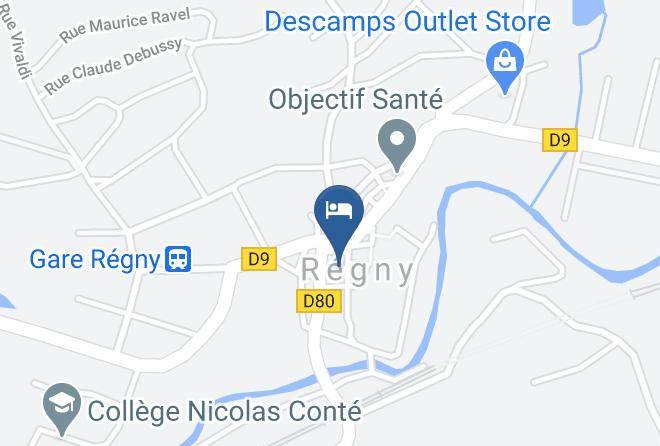 Loire - Chambre D'hotes Regny Maps
