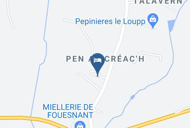 Finistere - Chambre D'hotes Ti Al Lann Maps
