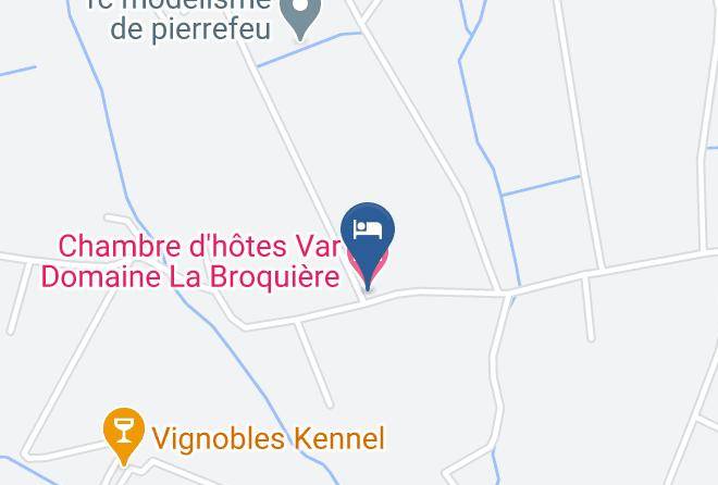 Var - Chambre D'hotes Var Domaine La Broquiere Maps