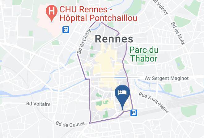 Ille Et Vilaine - Chambre De Babouchka Maps