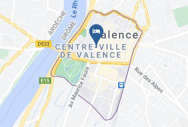 Drome - Chambre De Charme Au Coeur Du Vieux Valence Maps