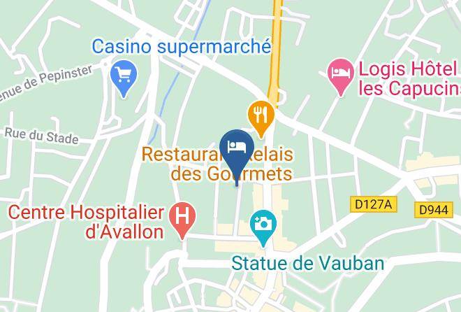 Yonne - Chambre De Charme Pres De Vezelay Maps