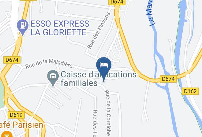 Chambre De La Corniche Map