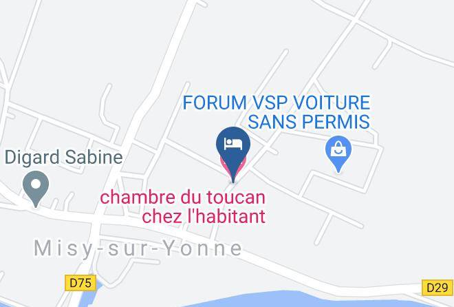 Seine Et Marne - Chambre Du Toucan Chez L'habitant Maps