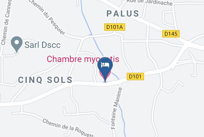 Gard - Chambre Myosotis Maps