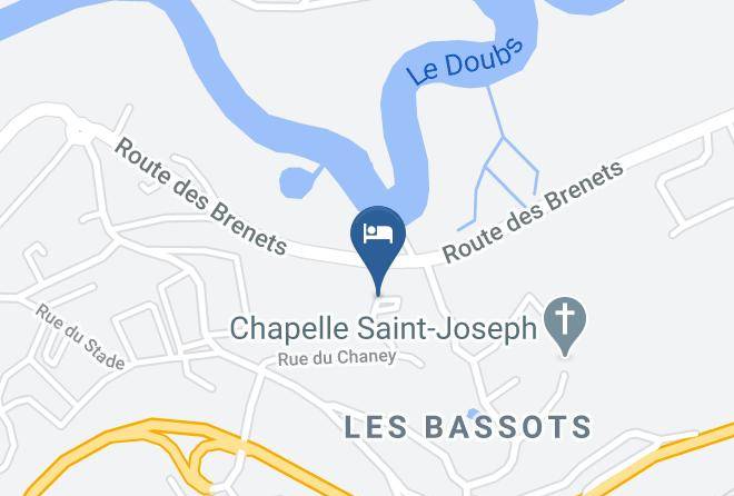 Doubs - Chambre O Soubs Maps