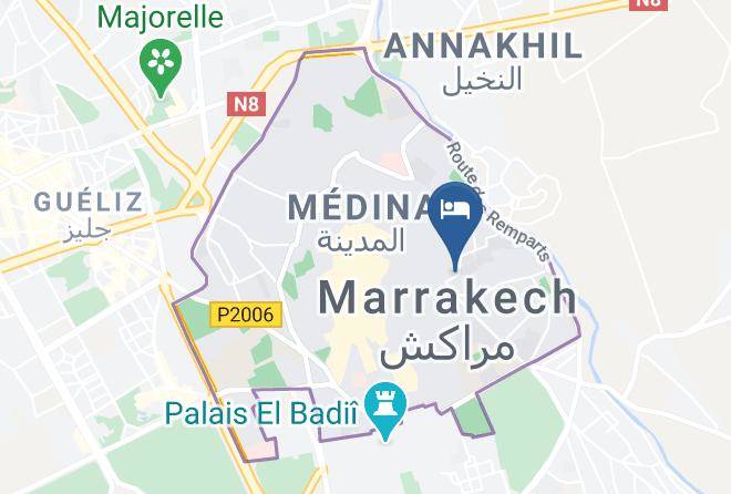 Marrakesh - Chambre Tibipt Maps