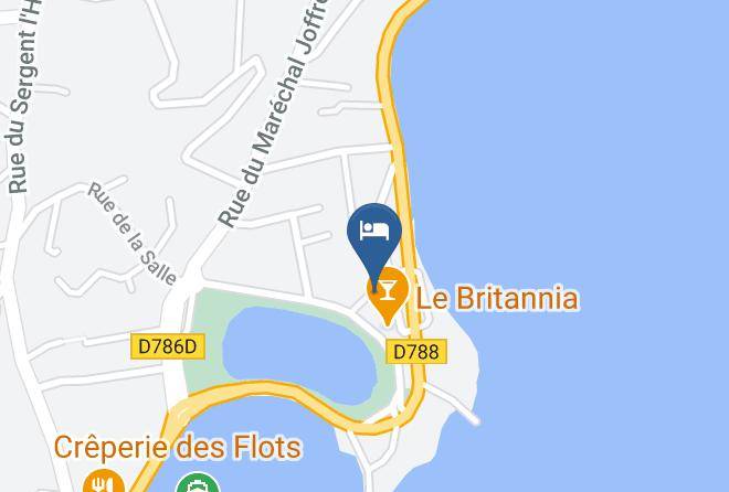 Cotes D Armor - Chambre Vue Mer Dans Maison Perros Guirec Maps