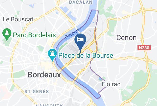 Chambres A Bord'o Map