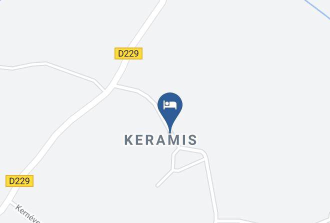 Finistere - Chambres A La Ferme Keramis Maps